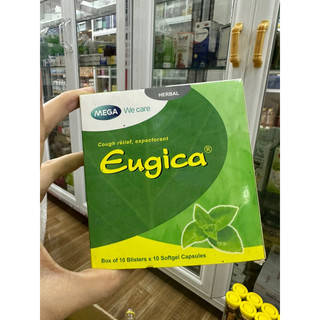 Thảo dược giảm ho eugica -vỉ 10 viên-ho dầu