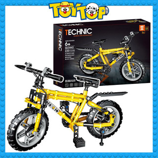 Đồ chơi technic xếp hình lắp ghép xe đạp cycling Zhegao QL0442 với 235 mảnh ghép