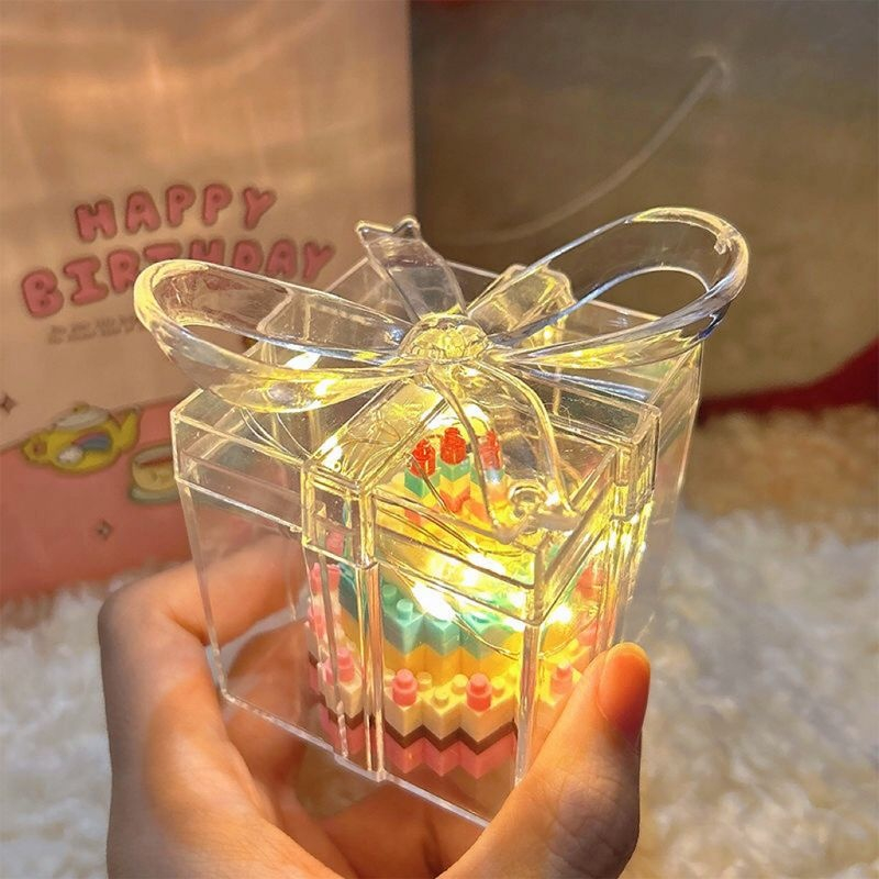 Bộ Đồ Chơi Lego Xếp Hình Bánh Kem Sinh Nhật Độc Đáo DIY Quà Tặng Sinh Nhật Ý Nghĩa