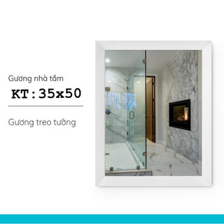 Gương soi mặt treo tường 35x50