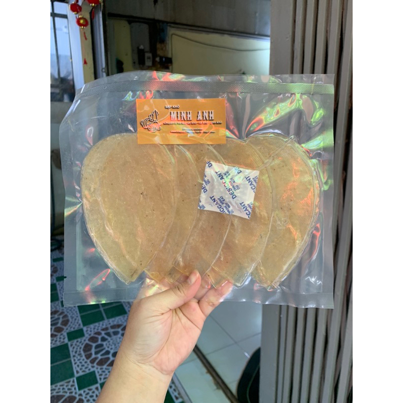 200gram khô cá bóng ép loại 1 tặng kèm tương ớt