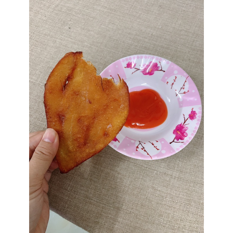 200gram khô cá bóng ép loại 1 tặng kèm tương ớt