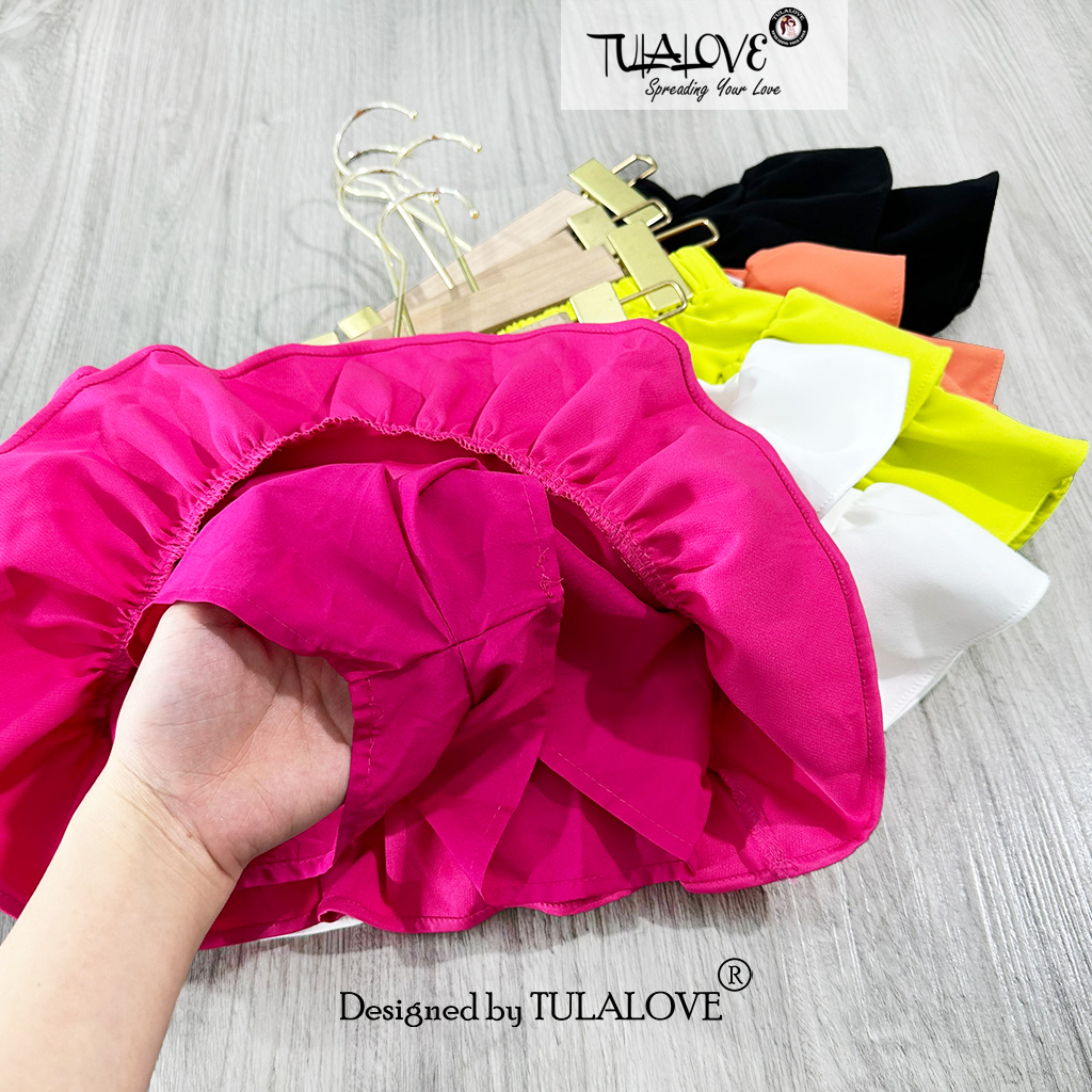 Chân Váy Xòe 2 Tầng Bé Gái Cực Yêu Tulalove, Chân Váy Bé Gái