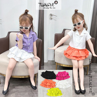 Chân Váy Xòe 2 Tầng Bé Gái Cực Yêu Tulalove, Chân Váy Bé Gái.