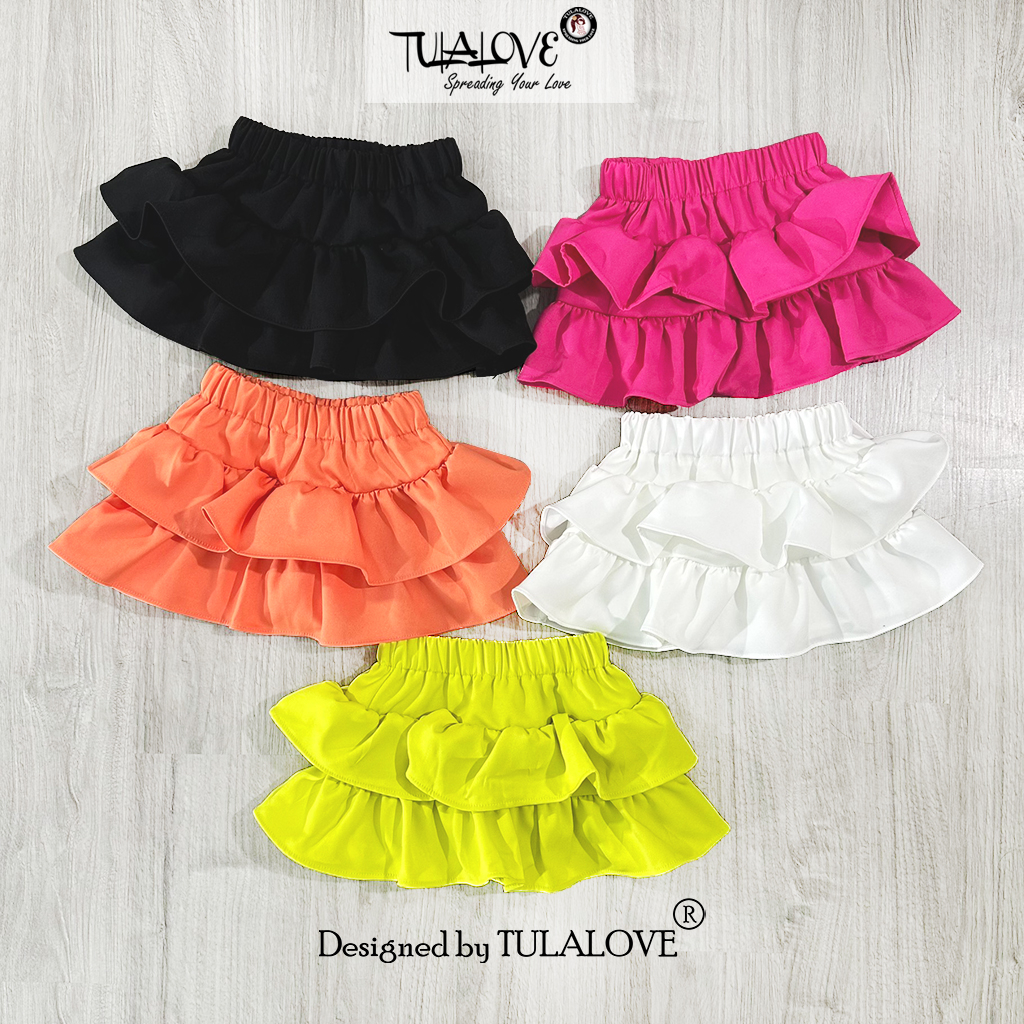 Chân Váy Xòe 2 Tầng Bé Gái Cực Yêu Tulalove, Chân Váy Bé Gái