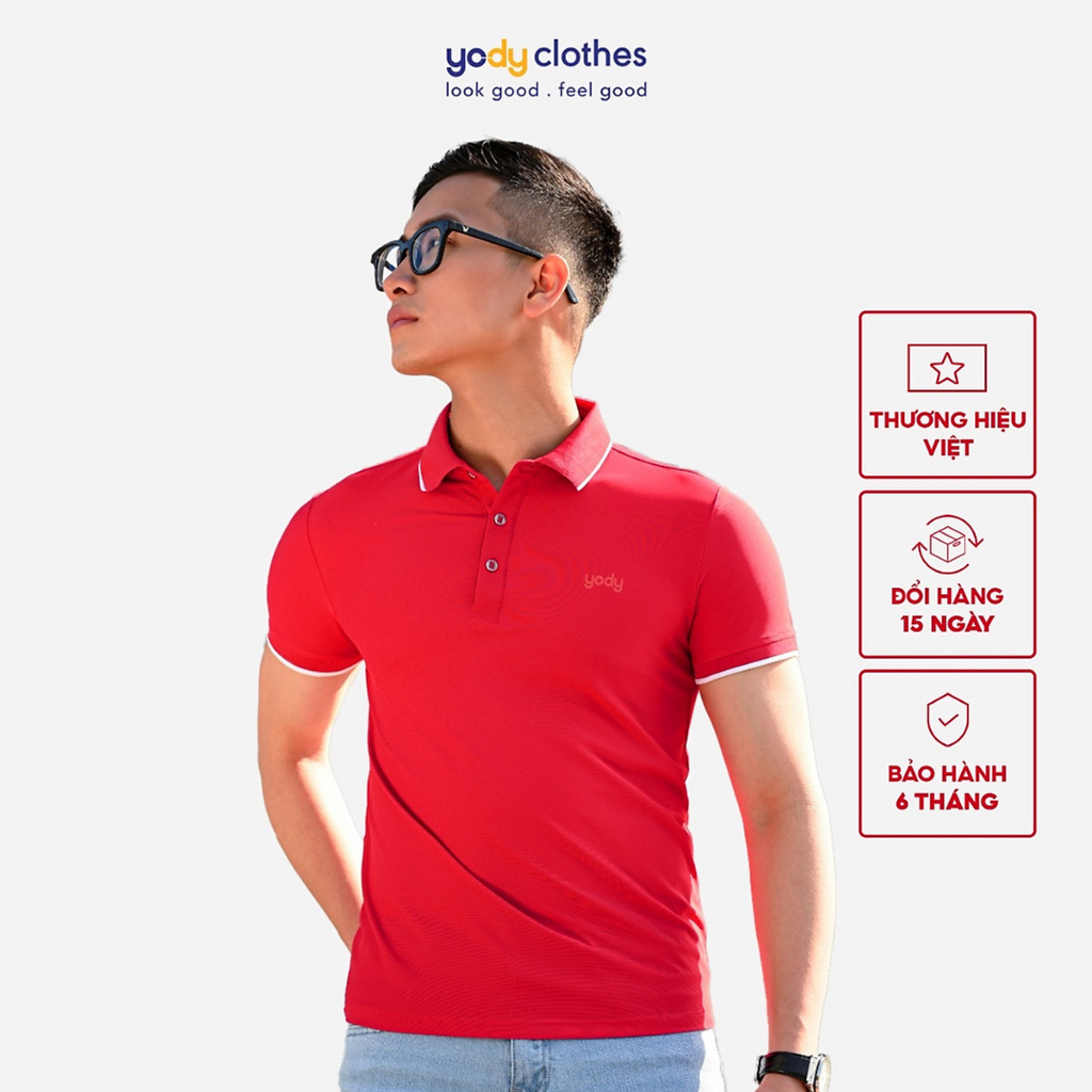 Áo polo nam, áo có cổ nam chất liệu cotton cá sấu