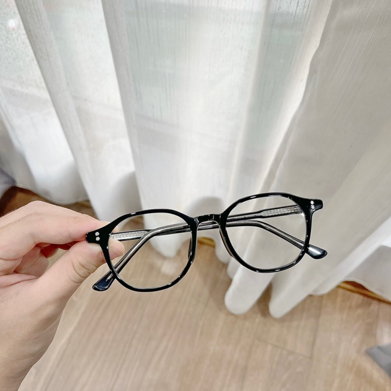 Kính giả cận nhựa dẻo càng cốt thép 1952,Kính cận cao cấp dáng vuông bo tròn Jelly Eyewear