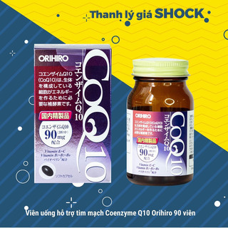 Viên uống hỗ trợ tim mạch Coenzyme Q10 Orihiro 90 viên