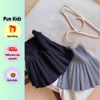 Chân váy xếp ly phong cách Hàn Quốc cho bé gái 8-20kg CV03