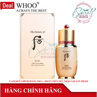 Tinh chất Whoo Bichup Self-Generating Anti-Aging Essence - tinh chất chống lão hoá cho da yếu hồi sinh