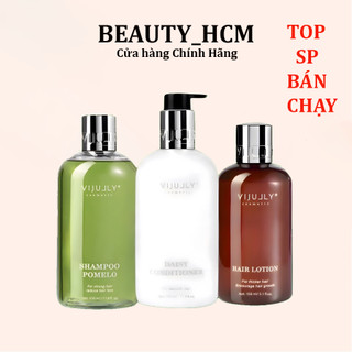 Combo bộ dưỡng tóc vijully, combo gội, xịt, kem xả vijully giảm rụng tóc, mọc tóc và giúp tóc chắc khoẻ, beauty_hcm