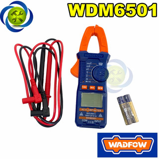 Đồng hồ ampe kìm đo ac kỹ thuật số 200a-2000 số đếm wadfow wdm6501