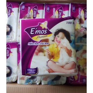 Giấy vuông, khăn ăn e’mos emos khổ lớn nhỏ