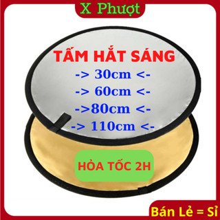 Hắt sáng 2in1 siêu tiện lợi, hắt sáng giúp chụp ảnh chuyên nghiệp, hắt sáng 2 màu trong 1 tấm hình tròn