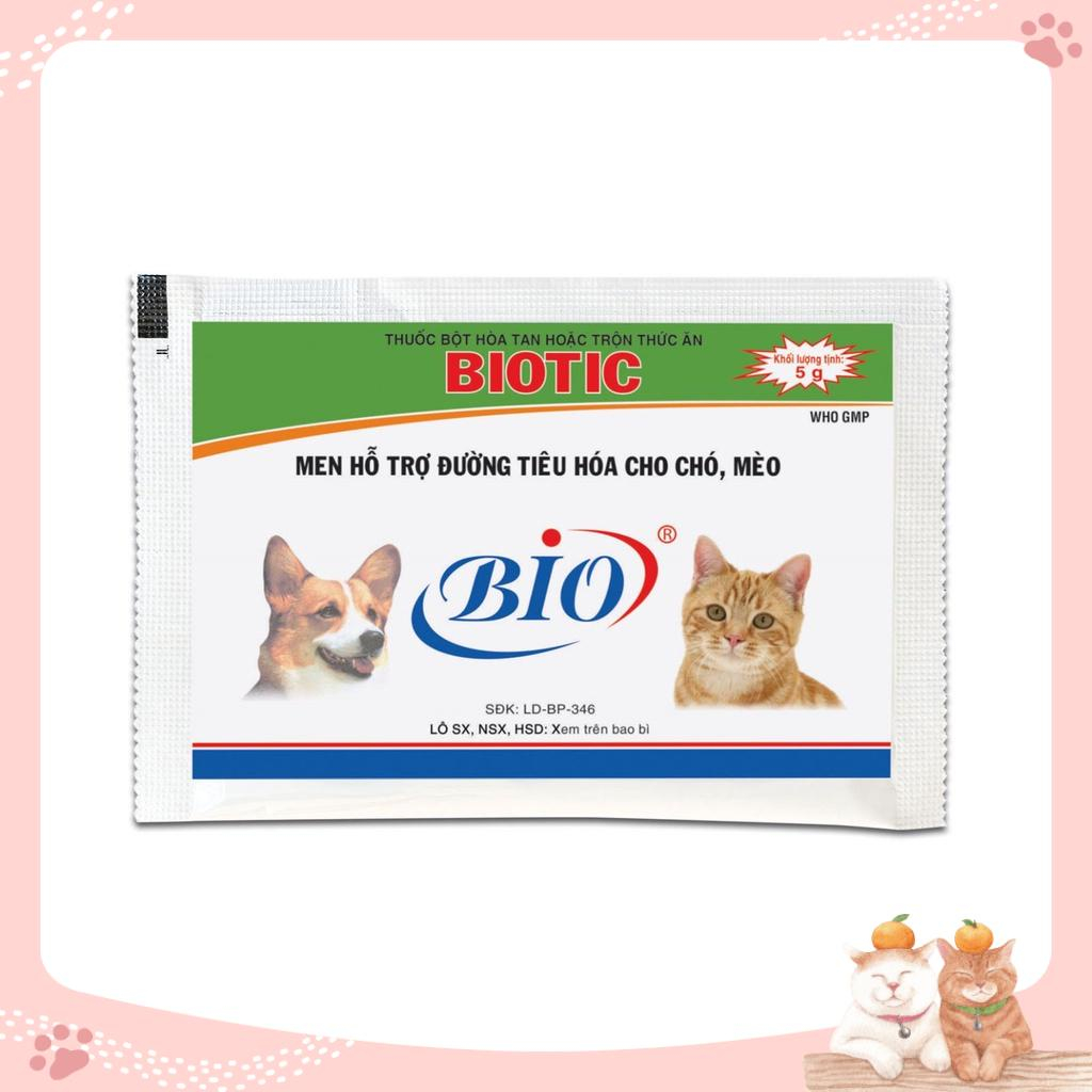 Bột tiêu hóa cho thú cưng Biotic