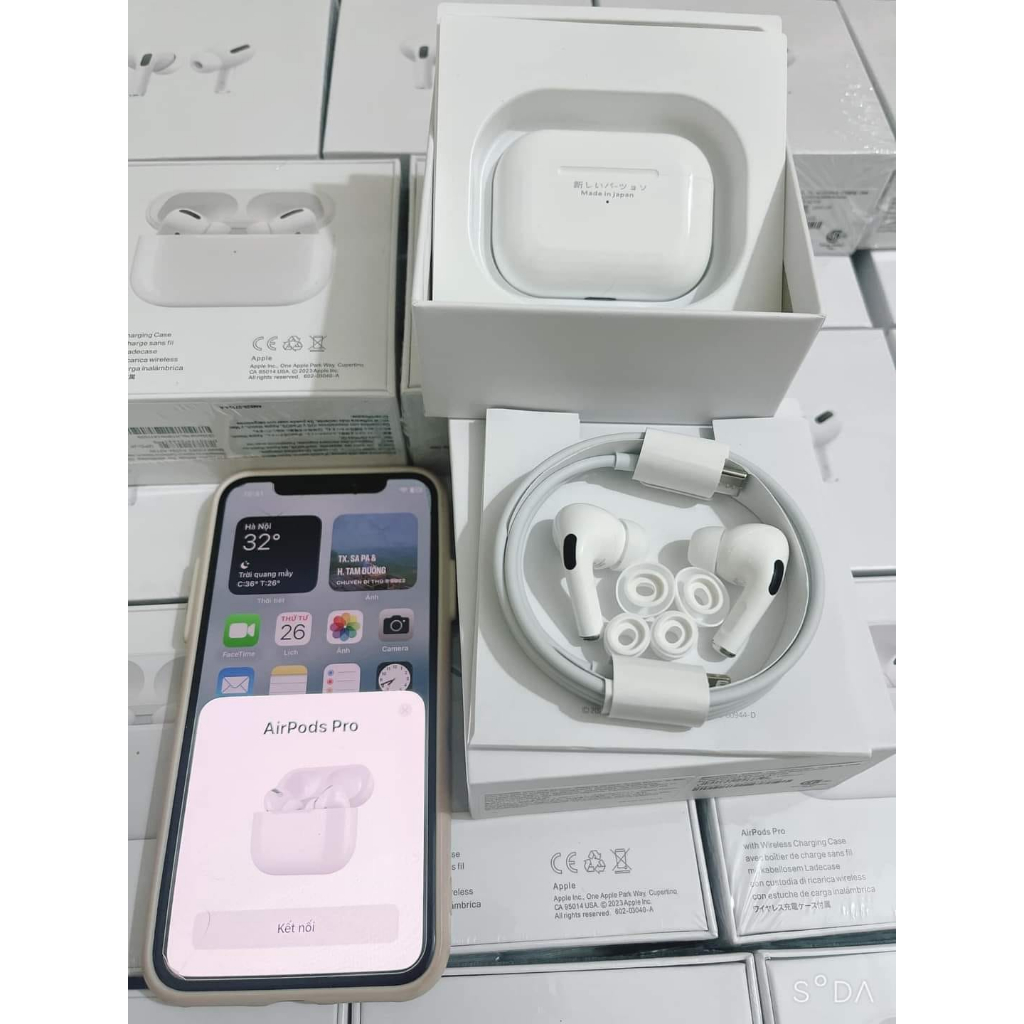 Tai Nghe Bluetooth AP Pro Gen 2 Made In Japan, Tai Nghe Không Dây Nghe Nhạc Chơi Game Có Míc Pin 6h BH 12 Tháng