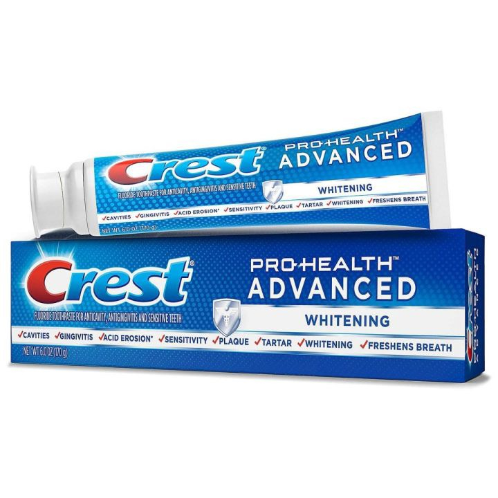 KEM ĐÁNH RĂNG CREST PRO-HEALTH ADVANCED WHITENING 164G MỸ