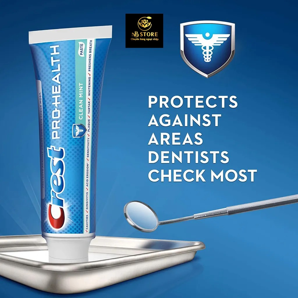 KEM ĐÁNH RĂNG CREST PRO-HEALTH ADVANCED WHITENING 164G MỸ