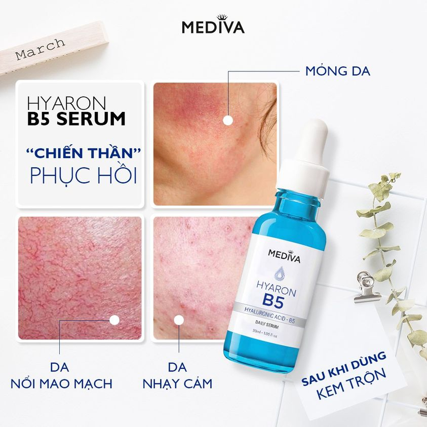 Serum B5 Mediva siêu cấp ẩm phục hồi da chính hãng