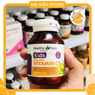 Viên nhai tăng đề kháng cho bé Healthycare Kids Vitamin C+ Zin C 60 Viên,