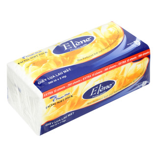 Khăn Giấy lụa lau mặt Giấy rút Elène 2 lớp 260 tờ