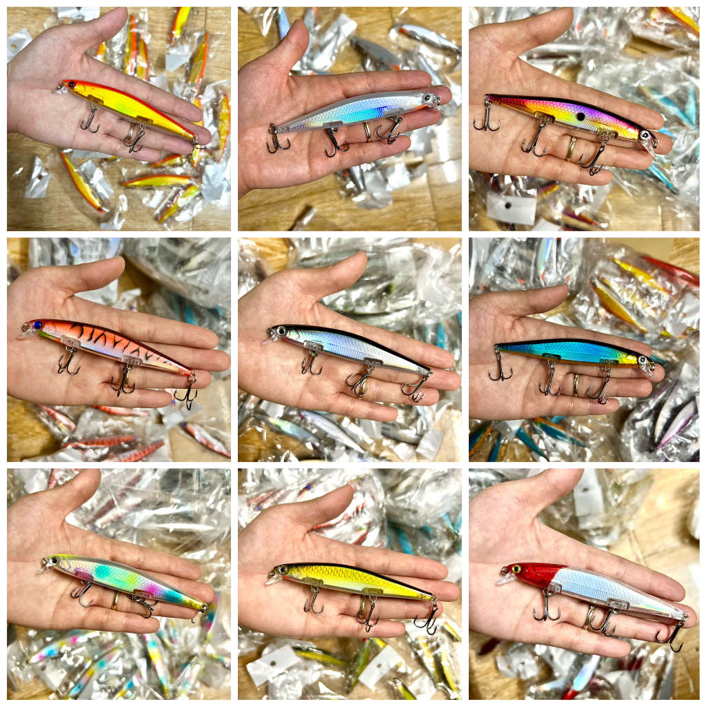 Mồi lure MINOW câu hoàng đế 10cm - 12g , câu măng, vược giá rẻ