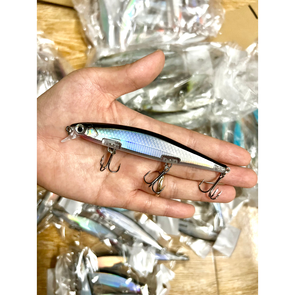 Mồi lure MINOW câu hoàng đế 10cm - 12g , câu măng, vược giá rẻ