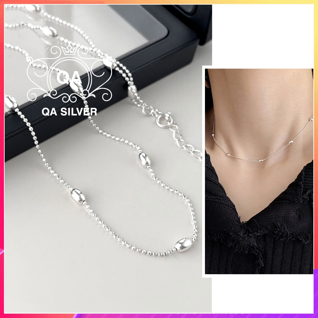 QA SILVER Khuyên tai bạc 925 kẹp vành EA205