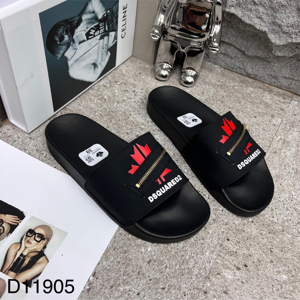 Dép Nam DSQ Khóa Chéo Mẫu Mới Nhất - Dép Quai Ngang DSQ Nam Bền Nhẹ