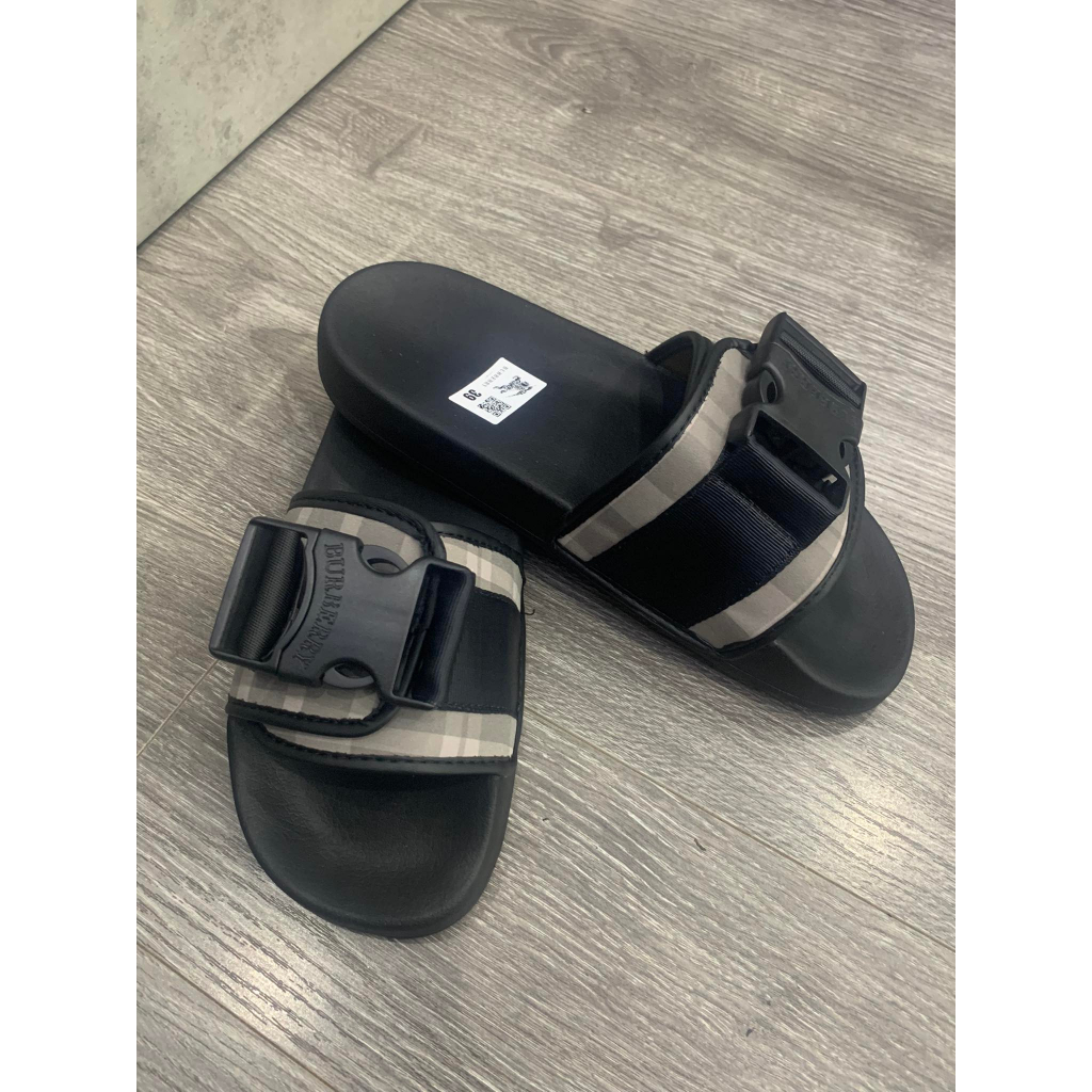 Dép Quai Ngang BBR Nam Bấm Khóa Cao Cấp Full Box Hot 2023
