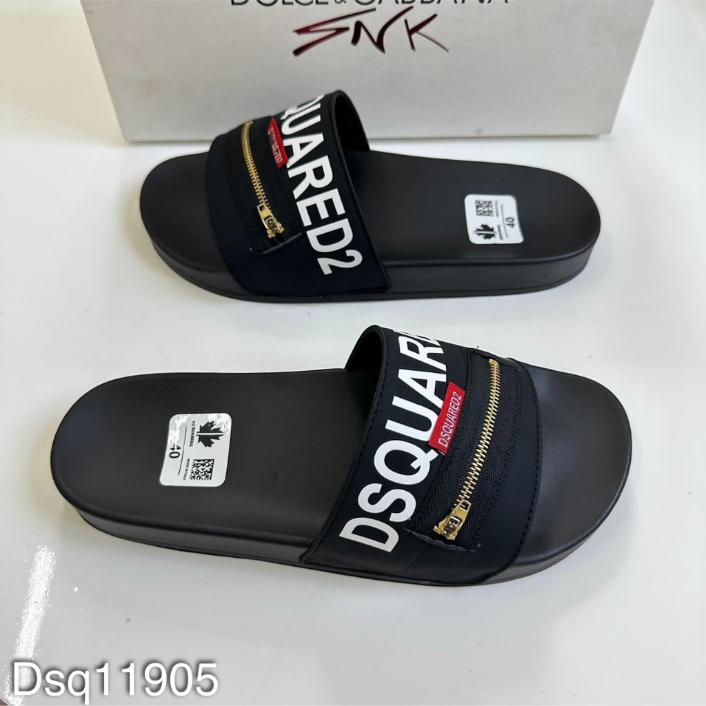 Dép Nam DSQ Khóa Chéo Mẫu Mới Nhất - Dép Quai Ngang DSQ Nam Bền Nhẹ