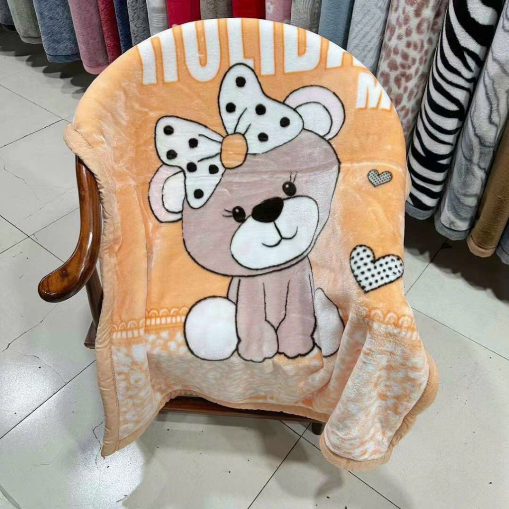 Chăn Lông Tuyết Hai Lớp Loại 1 Kích Thước 1mx1.3m Siêu Mềm Mượt Cho Bé Đến Trường, Chăn Đi Học Cho bé mùa đông