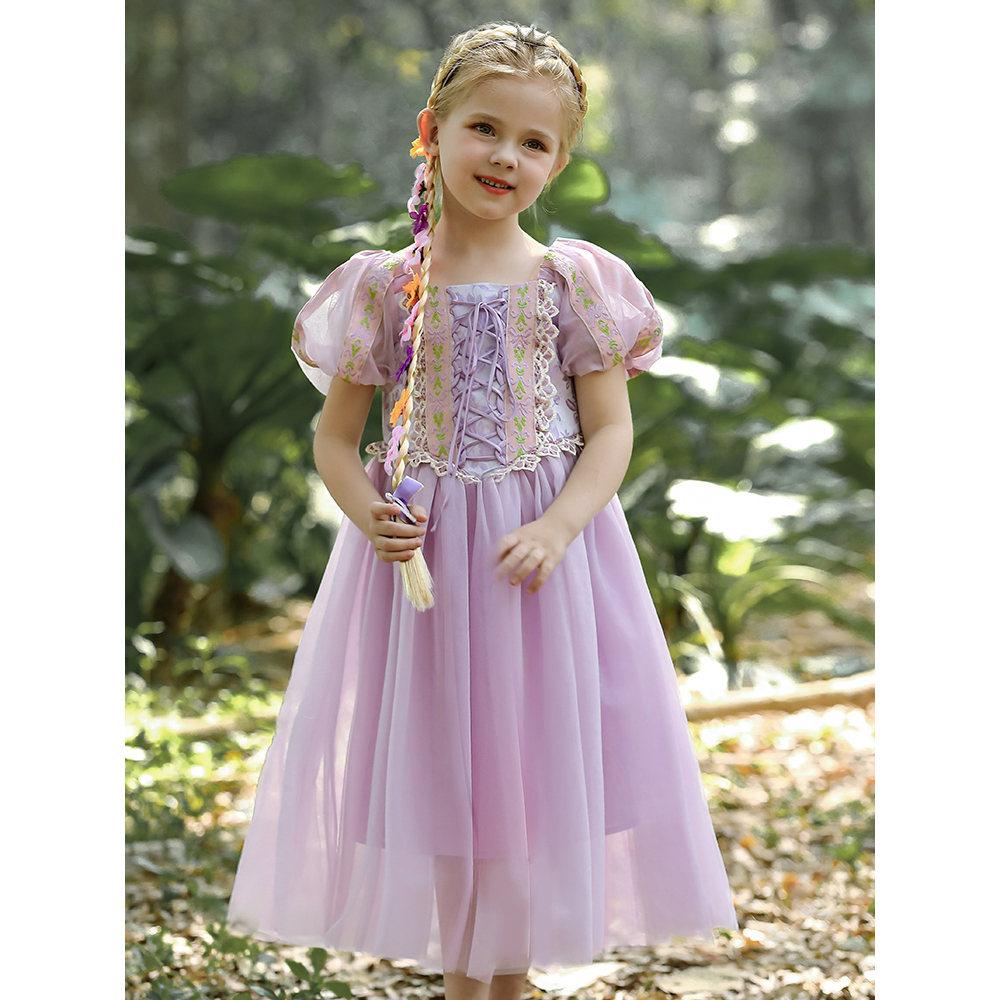 Váy công chúa tóc mây. Váy đầm elsa cho bé. Váy hóa trang halloween