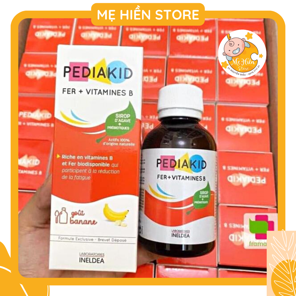 Pediakid Fer bổ sung Sắt và Vitamin B cho bé