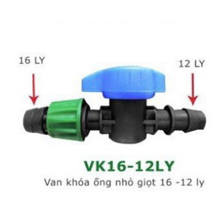 50 Cái Van khóa ống nhỏ giọt phi 16 ly - 12 ly