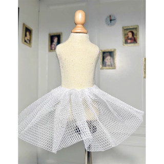 Chân váy lưới cứng tạo phồng cho búp bê BJD 1/6