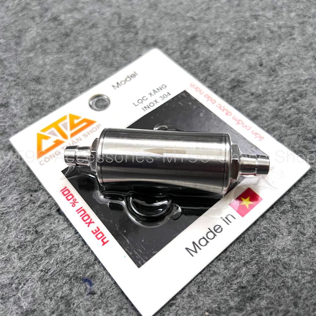 Lọc Xăng Inox CTS Gắn Wave Dream Future Các Đời Inox304