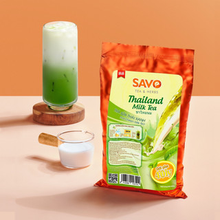 Trà Sữa Thái Xanh Hòa Tan SAVO (túi 600g)