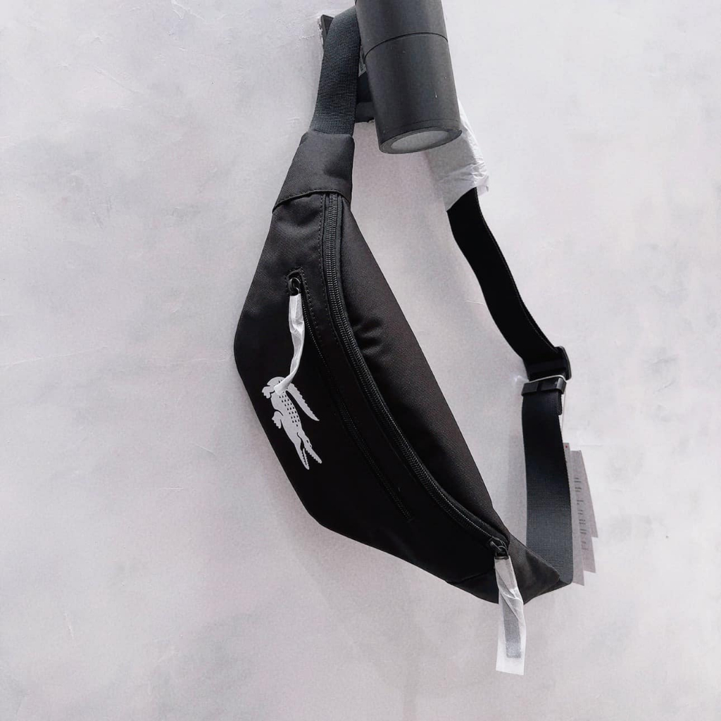 Túi đeo chéo Lacoste - Túi bao tử - Màu đen  NH4309UG 000 Noir