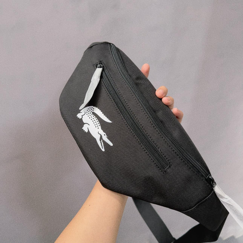Túi đeo chéo Lacoste - Túi bao tử - Màu đen  NH4309UG 000 Noir