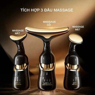 Máy massage nâng cơ mặt 3 chế độ, Máy massage nâng cơ hih đẩy tinh chất cho cổ và cơ mặt làm da săn chắc thon gọn.