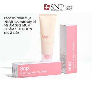 Sữa Rửa Mặt Cho Da Dầu Mụn SNP Acsys Plus Mild Cleanser Hàn Quốc Sạch Sâu Giữ Ẩm Điều Chỉnh Tiết Nhờn Ngăn Ngừa Mụn