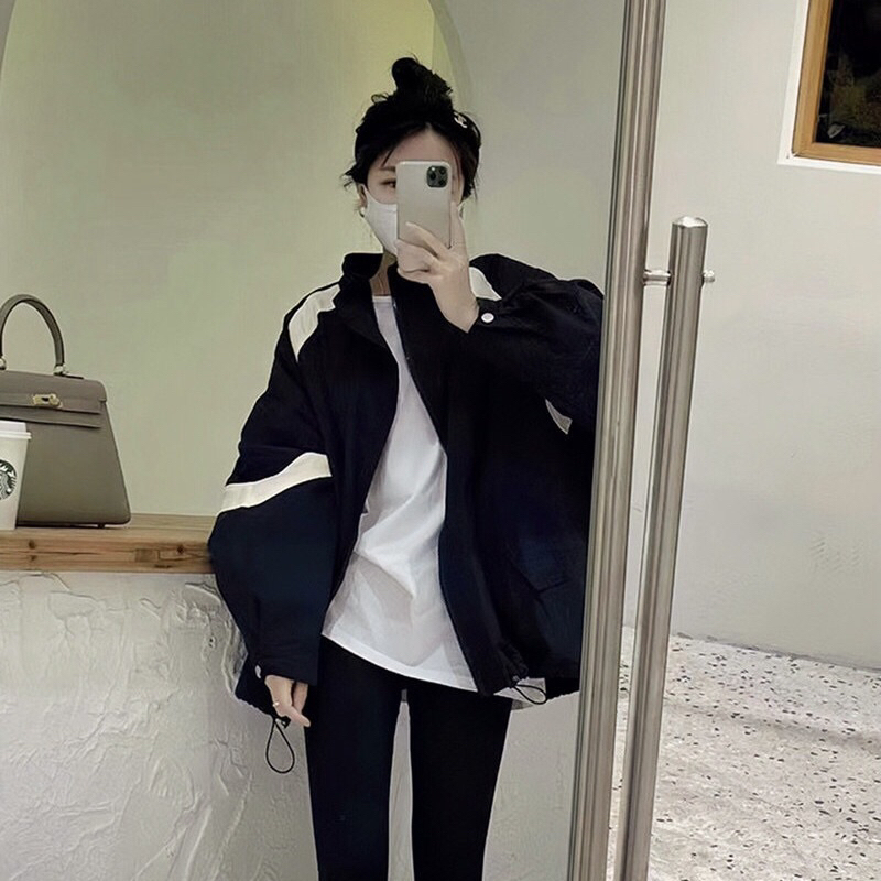 Áo khoác thể thao sọc trắng năng động cá tính ❤️oder 1-2t
