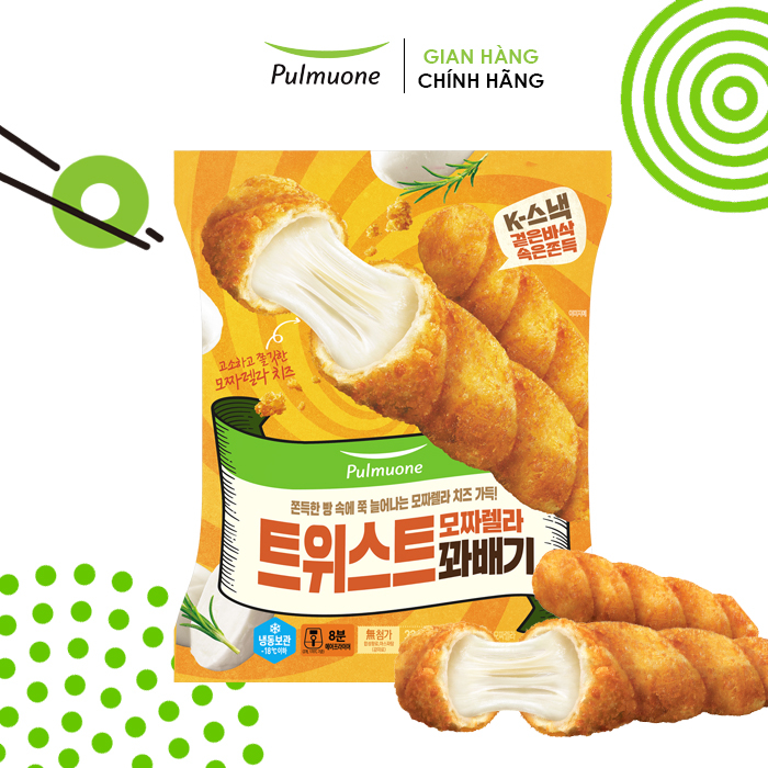 Bánh quẩy xoắn nhân phô mai Mozzarella