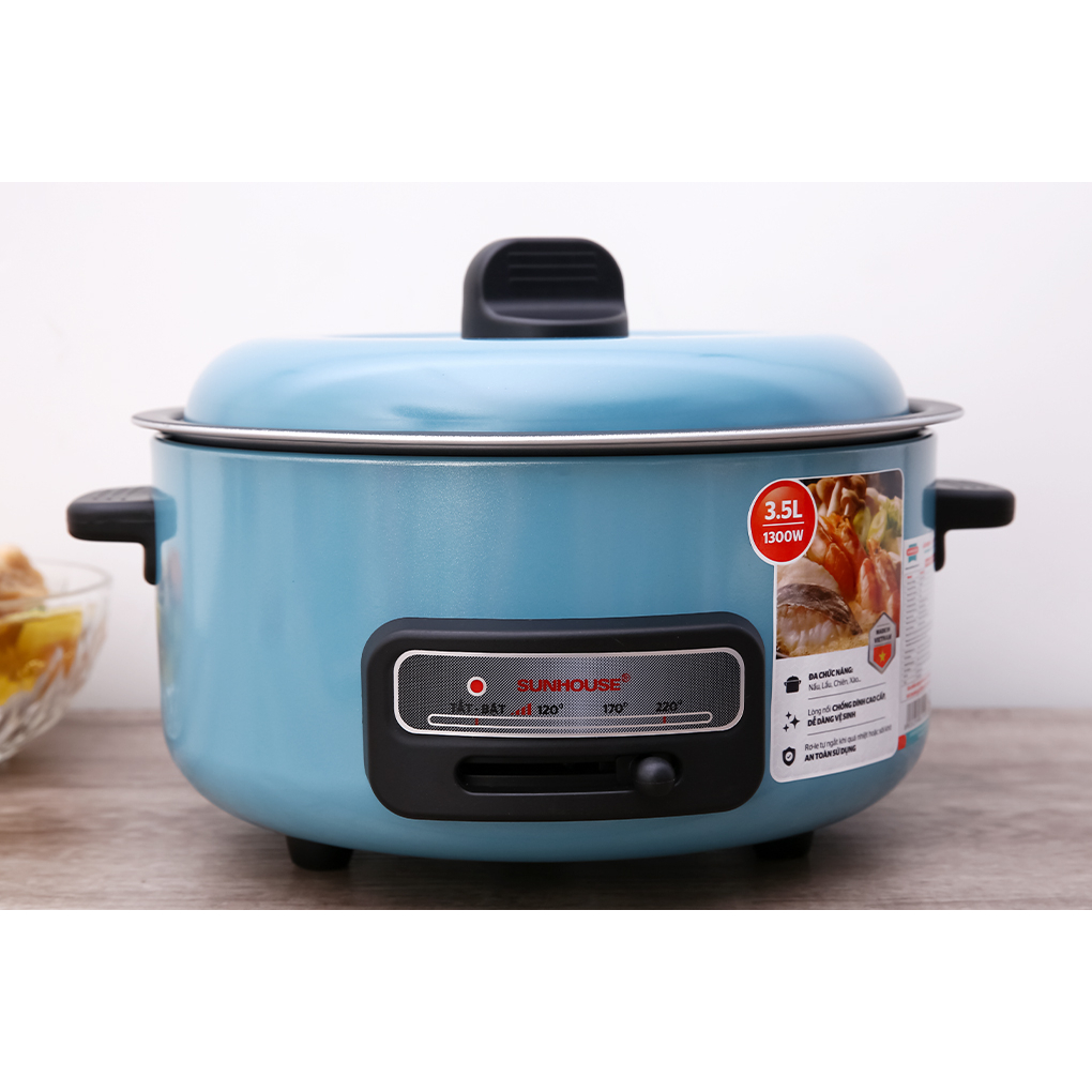 Lẩu điện SUNHOUSE SHD4527 - Bảo hành chính hãng 12 tháng