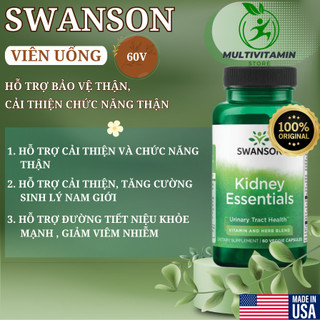  Multivitamin Store - Viên Uống Bổ Thận Kidney Essentials Swanson 