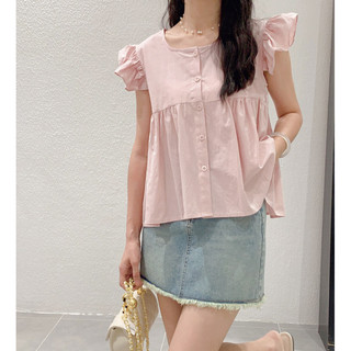 Áo babydoll,áo sơ mi babydoll nữ dáng rộng cánh tiên