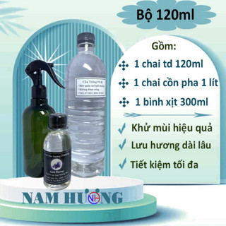Bộ 120ml xịt thơm hương nước xả, nước hoa