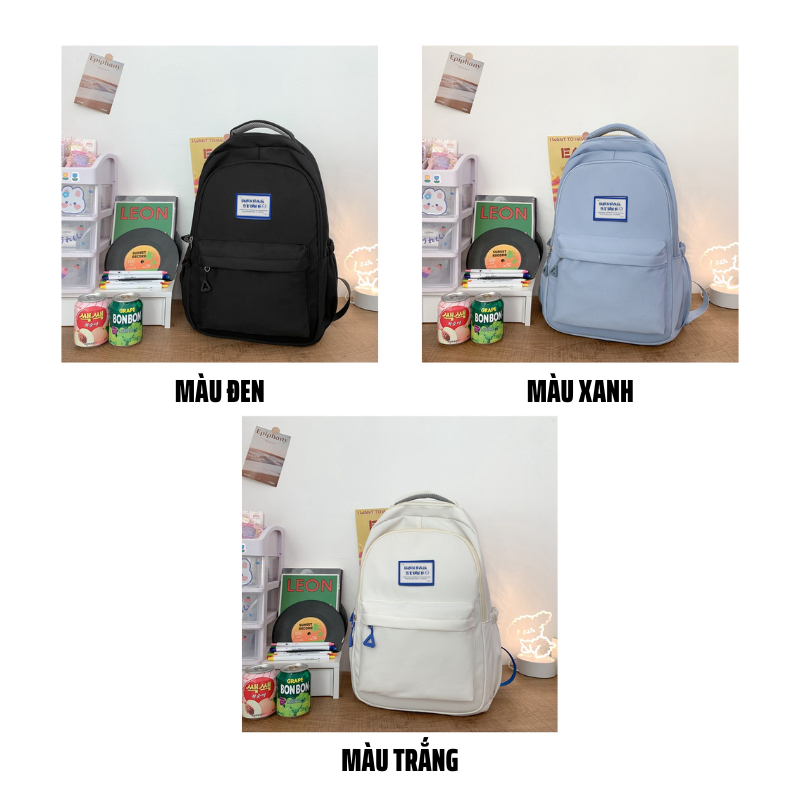 Balo Laptop Nam Nữ đi học cho học sinh BL08, Cặp Đựng Máy Tính Cá Nhân Kích Thước 15.6 inch Đẹp Và Chống Sốc Thời Trang