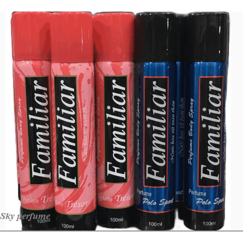 Nước Hoa Xịt Toàn Thân Cho Nam Familiar Polo Sport 100ml